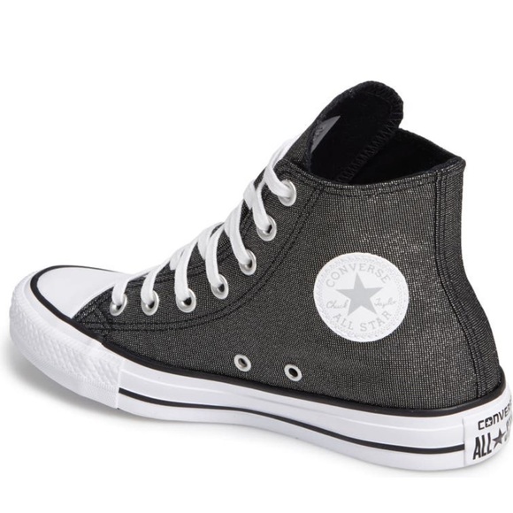 Shimmer Converse High Tops - Picture 3 of 5